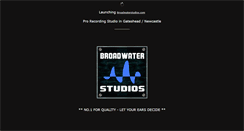 Desktop Screenshot of broadwaterstudios.com