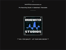 Tablet Screenshot of broadwaterstudios.com